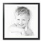 ArtToFrames 28x28" Matted Picture Frame with 24x24" Single Mat Photo Opening Framed in 1.25" Black and 2" Mat (FWM-3926-28x28)